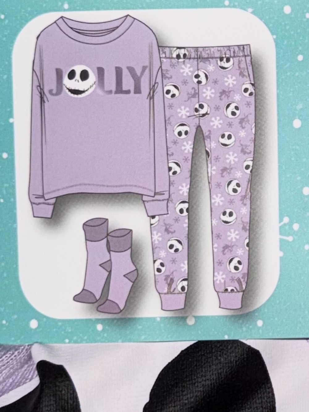 NWT small jack skellington pajama set